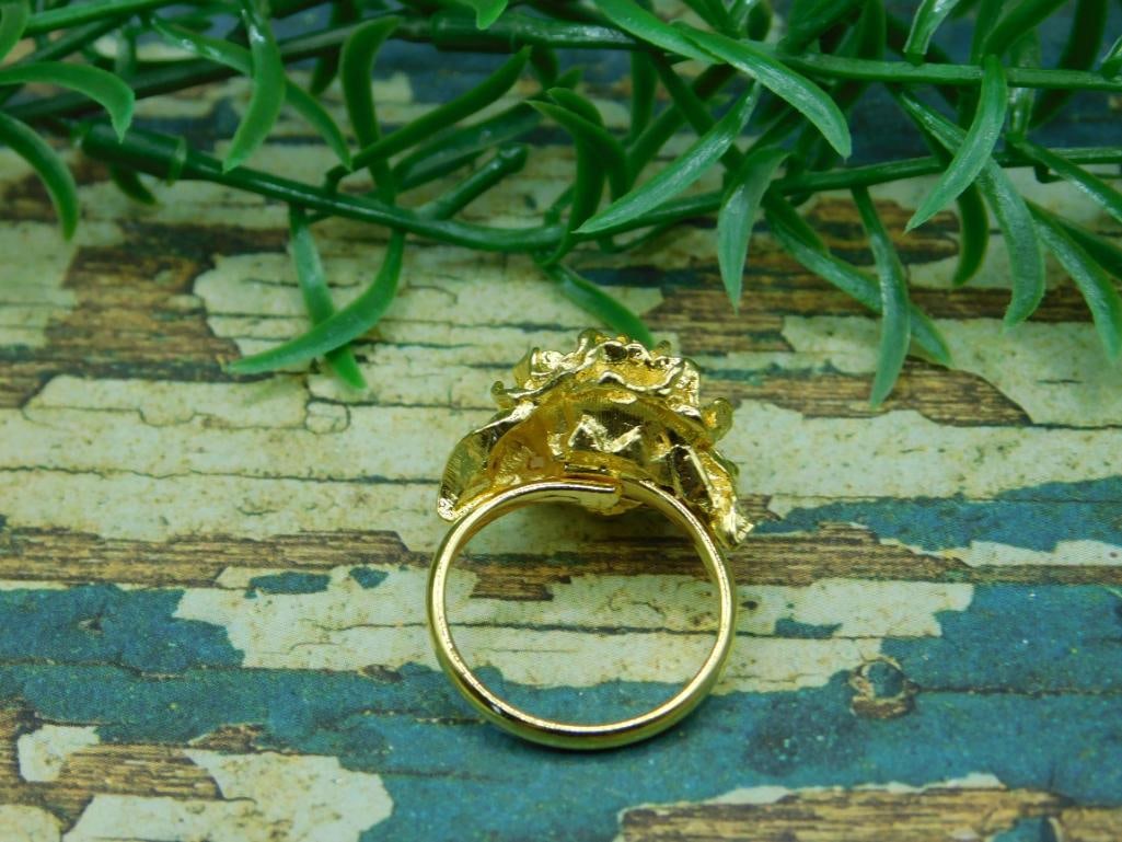 FLOWER RING ROCK STONE LAPIDARY SPECIMEN - 3