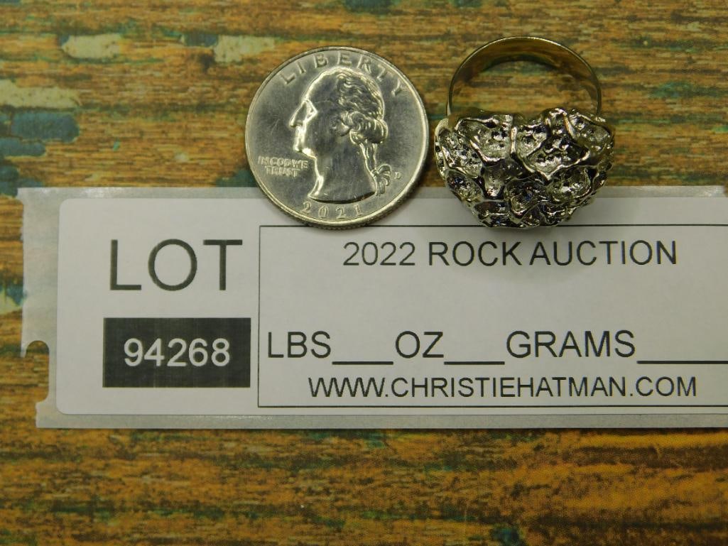 RING ROCK STONE LAPIDARY SPECIMEN - 3