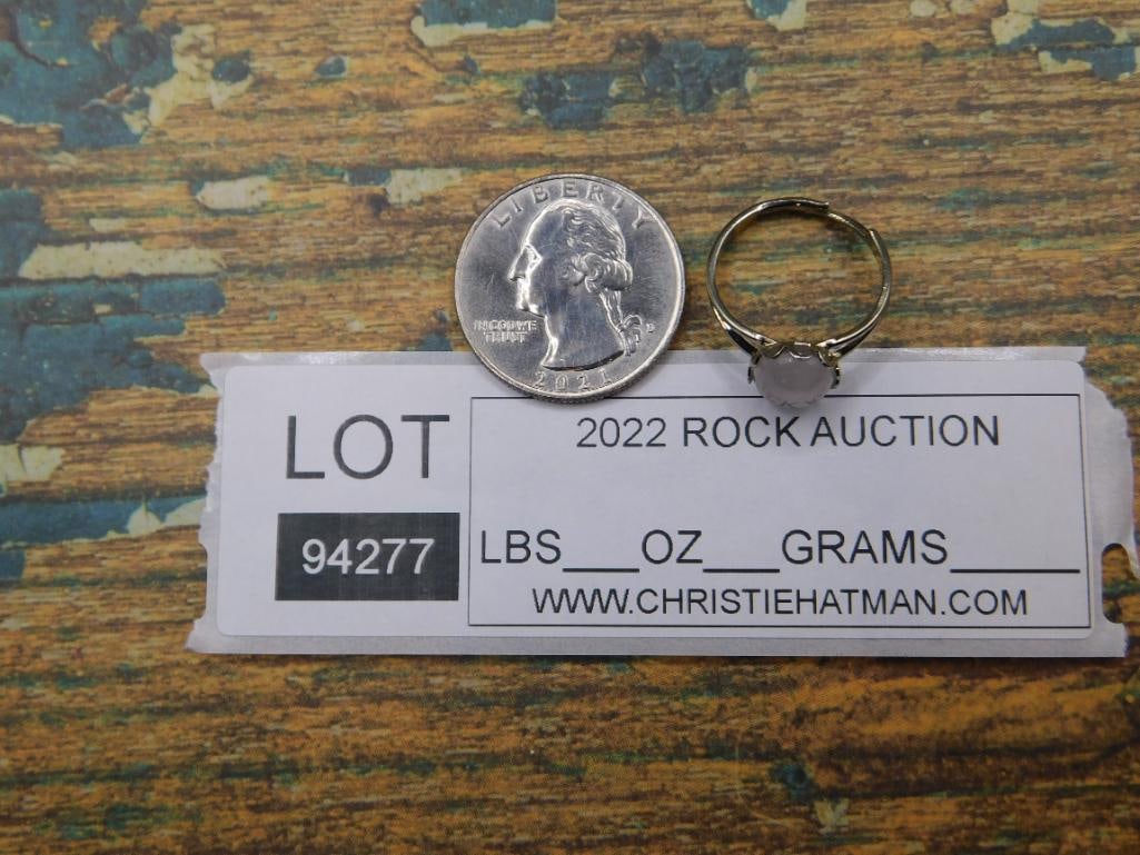 QUARTZ RING ROCK STONE LAPIDARY SPECIMEN - 3