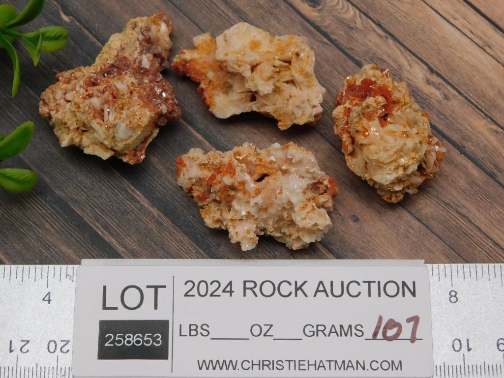 VANADINITE ROCK STONE LAPIDARY SPECIMEN - 3