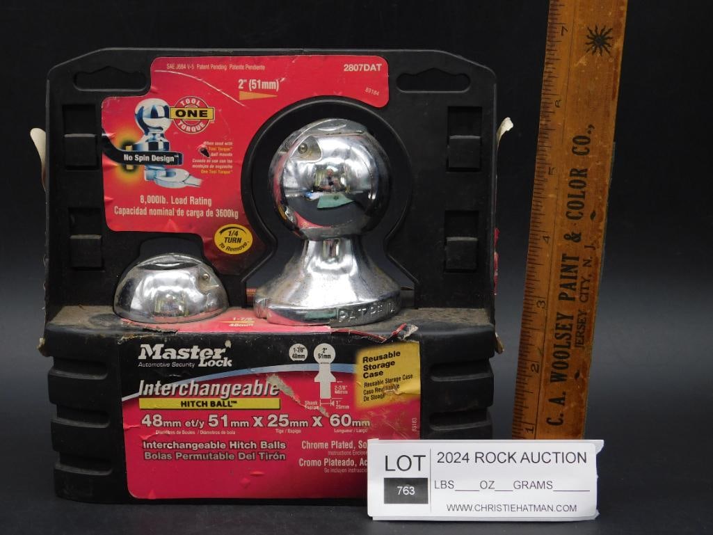 MASTER LOCK INTERCHANGEABLE HITCH BALL - 3