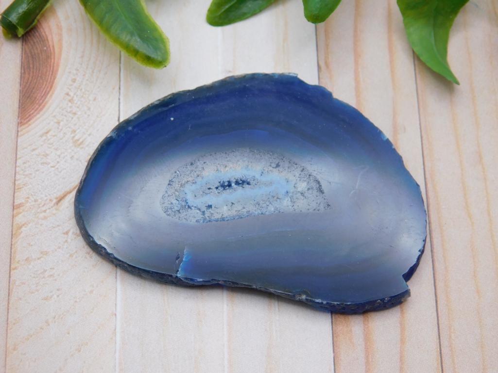 AGATE SLICE ROCK STONE LAPIDARY SPECIMEN - 2