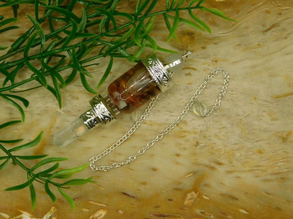 MIXED STONE PENDULUM ROCK STONE LAPIDARY SPECIMEN: MIXED STONE PENDULUM ROCK STONE LAPIDARY SPECIMEN