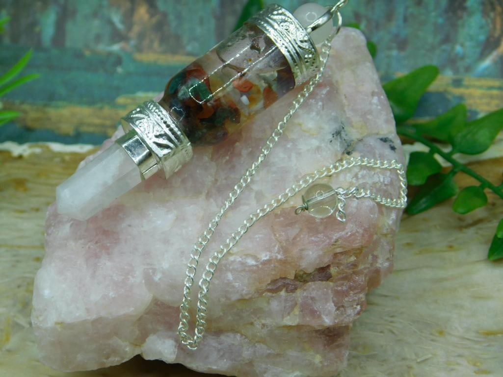 MIXED STONE PENDULUM ROCK STONE LAPIDARY SPECIMEN - 2