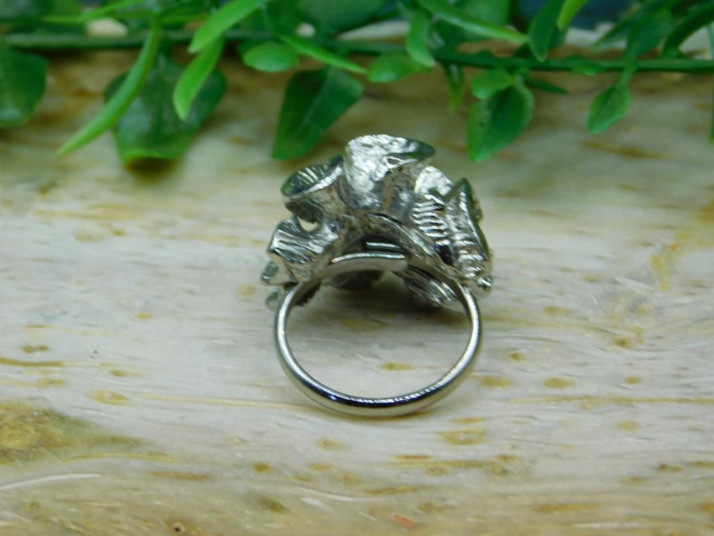 FLOWER RING ROCK STONE LAPIDARY SPECIMEN - 3