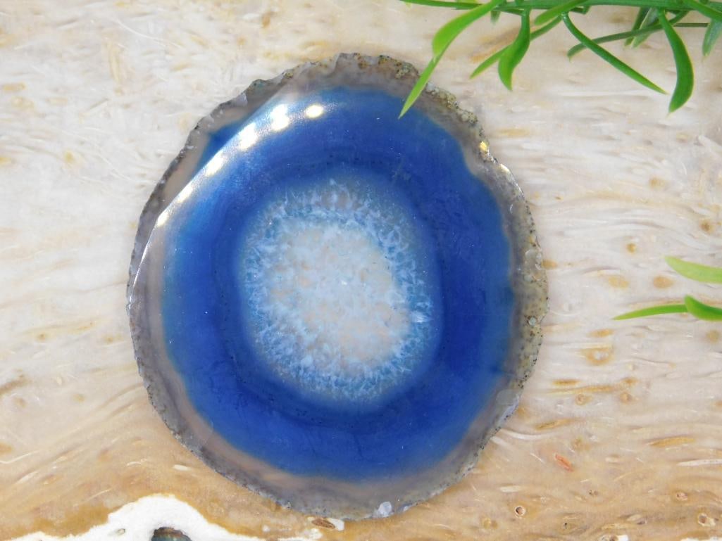 AGATE SLICE ROCK STONE LAPIDARY SPECIMEN - 2
