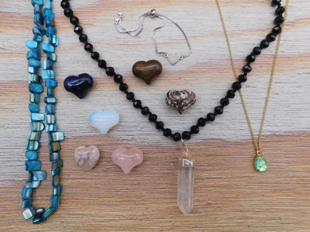 MIXED LOT ROCK STONE LAPIDARY SPECIMEN: MIXED LOT ROCK STONE LAPIDARY SPECIMEN