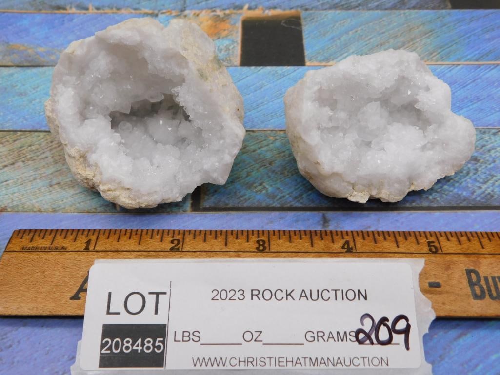 GEODE ROCK STONE LAPIDARY SPECIMEN - 2