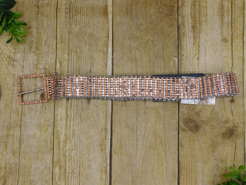 RHINESTONE BELT SIZE LARGE: RHINESTONE BELT SIZE LARGE