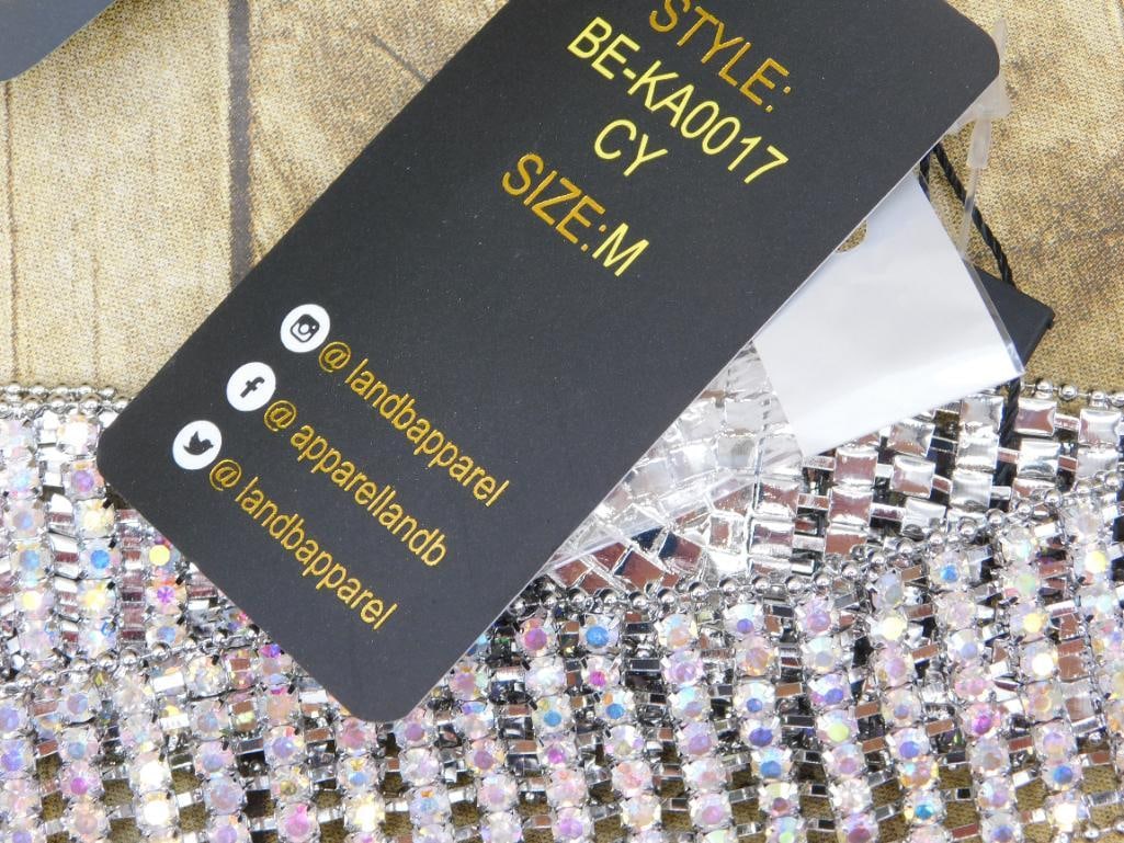 RHINESTONE BELT SIZE LARGE - 4