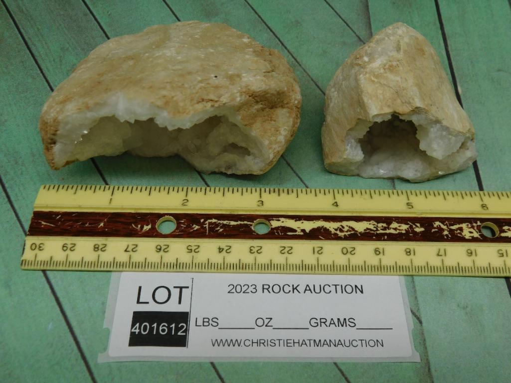 GEODE ROCK STONE LAPIDARY SPECIMEN - 2