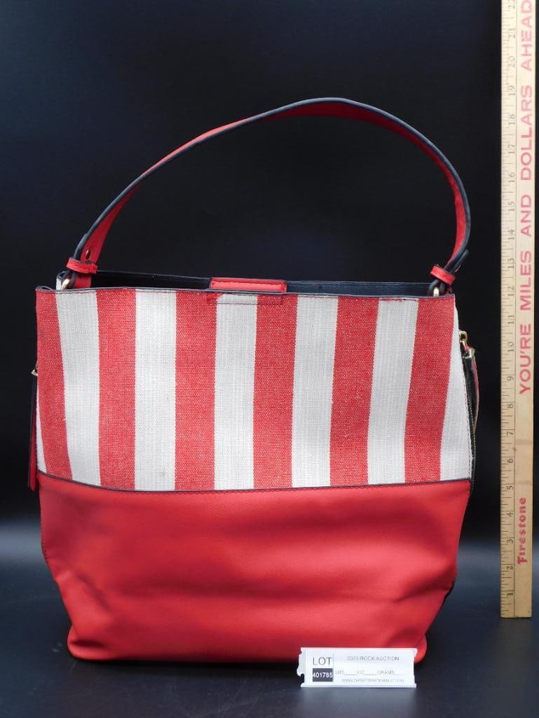 RED AND WHITE HANDBAG PURSE VINTAGE ANTIQUE: RED AND WHITE HANDBAG PURSE VINTAGE ANTIQUE