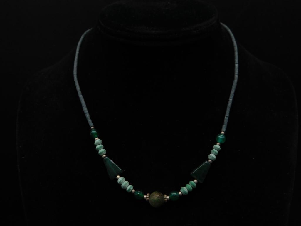 MIXED STONE NECKLACE ROCK STONE LAPIDARY SPECIMEN (1 of 2)