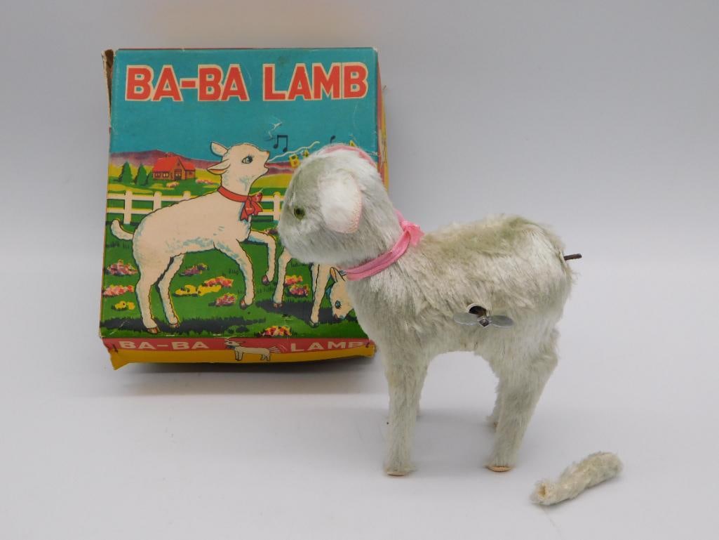 BA-BA LAMB TOY VINTAEG ANTIQUE (1 of 3)