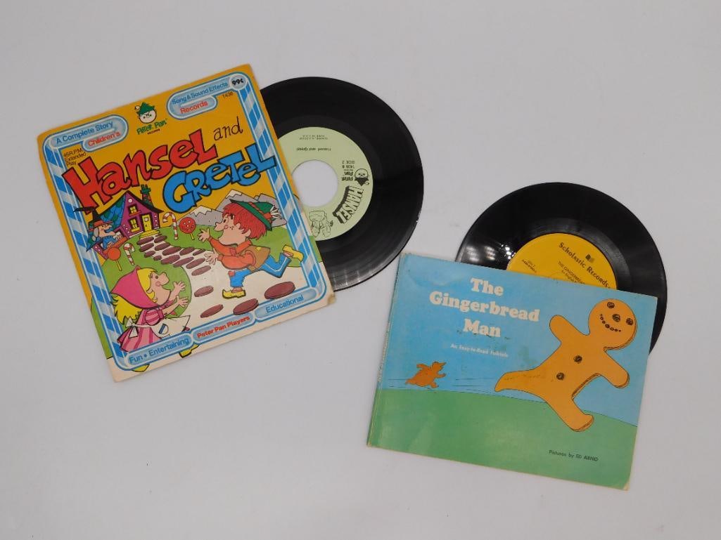 1960S VINTAGE CHILDRENS READ ALONG RECORDS (1 of 3)