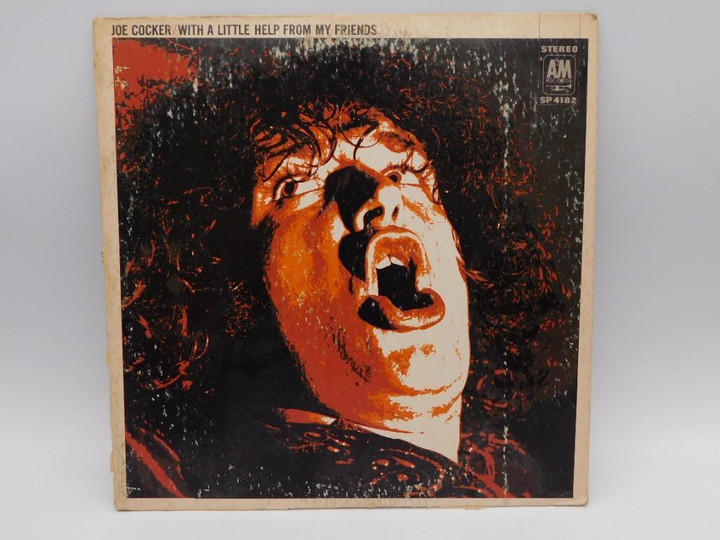 WITH A LITTLE HELP FROM MY FRIENDS BY JOE COCKER VINYL RECORD (1 of 3)