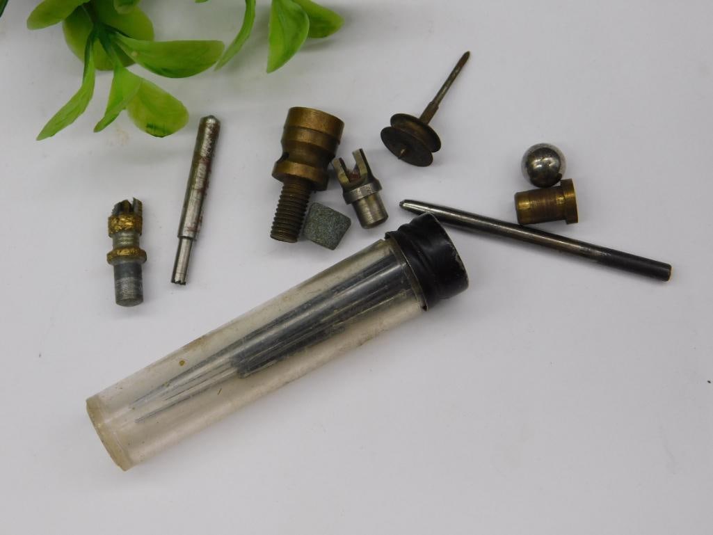 Small Metal Parts with Storage Tube Watchmaker Watchmaking Tools: Small Metal Parts with Storage Tube Watchmaker Watchmaking Tools