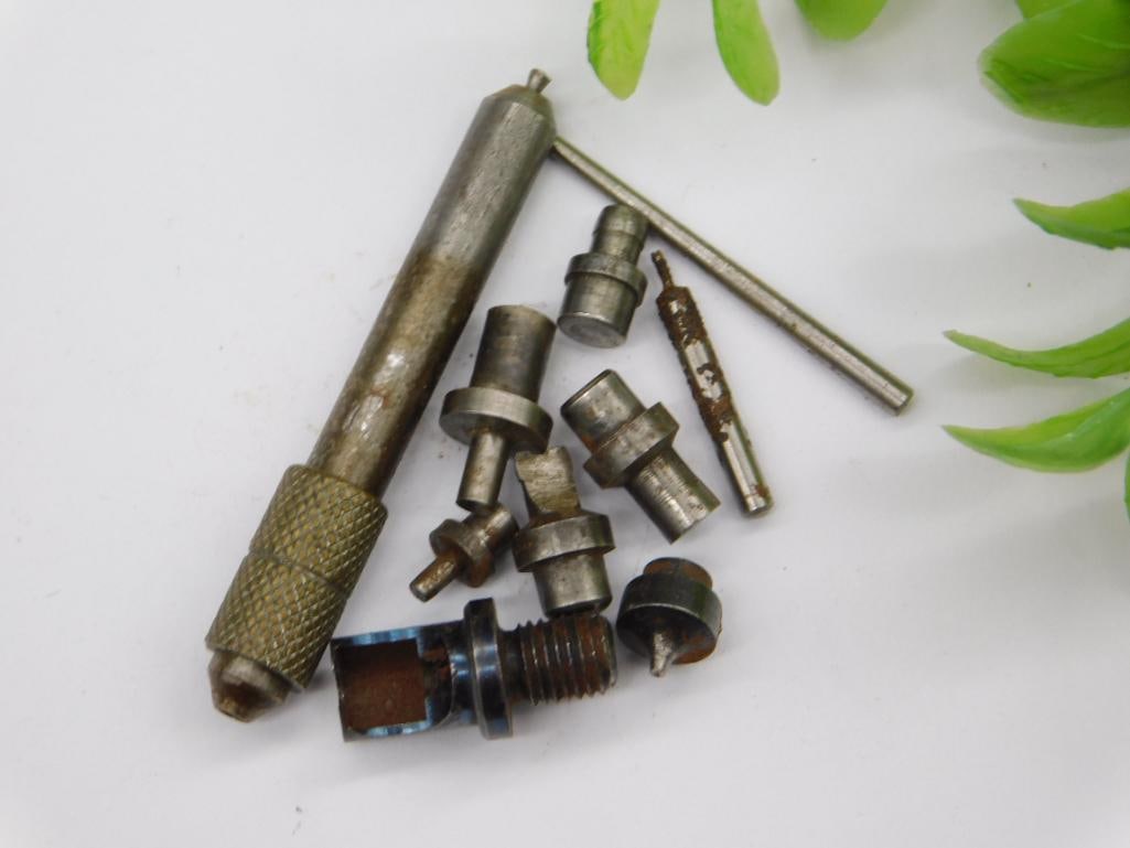 VINTAGE WATCHMAKER WATCHMAKING STUMP TOOLS 3170: VINTAGE WATCHMAKER WATCHMAKING STUMP TOOLS 3170