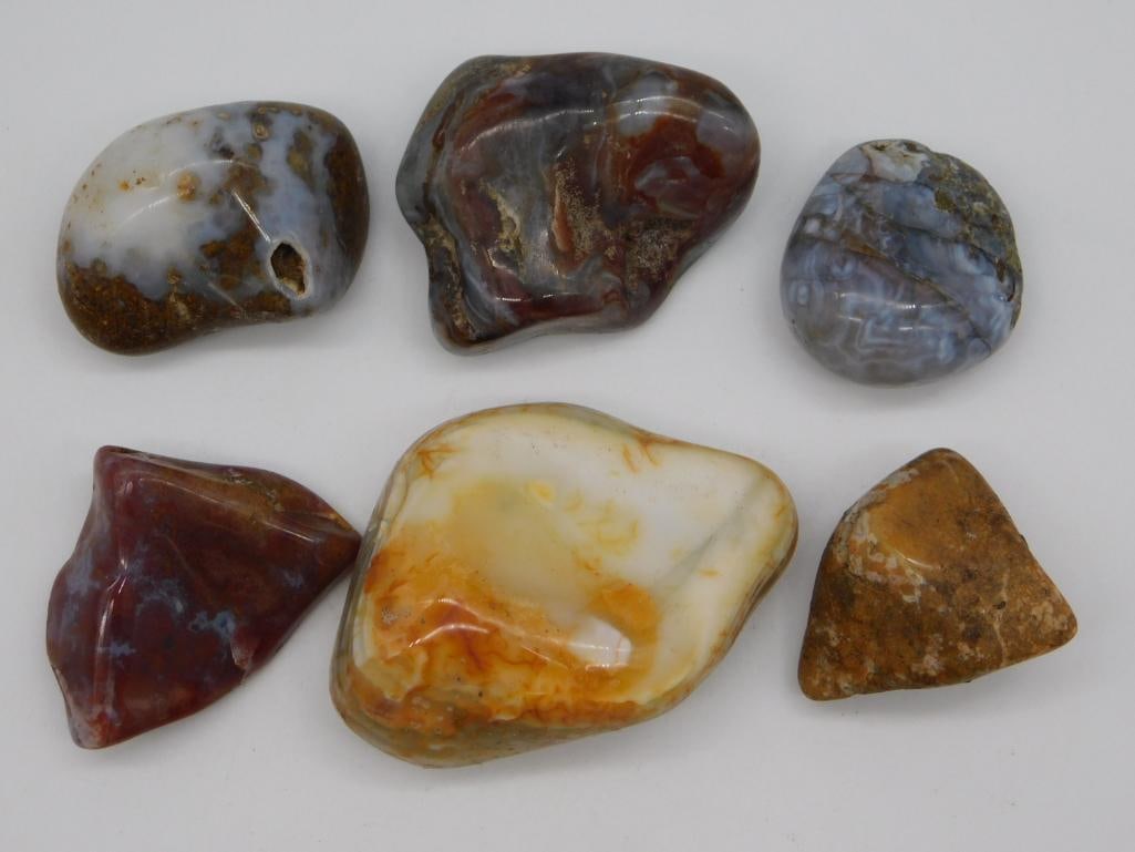 MIXED ROCK STONE LAPIDARY SPECIMEN: WELCOME TO HATMAN AUCTIONS! SPECIAL NOTICE: Please see photos for measurements and descriptions. ***Yes, we have in house shipping with MANY REPEAT CUSTOMERS because of our streamlined service. ****We