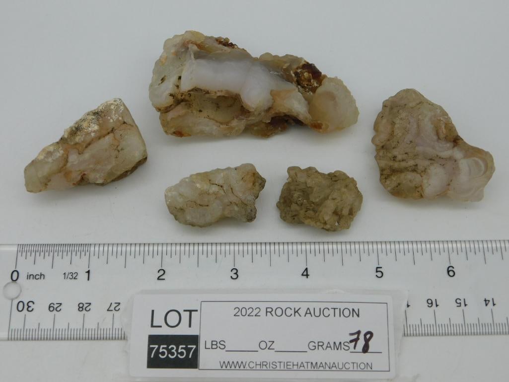 FIRE AGATE ROCK STONE LAPIDARY SPECIMEN - 2