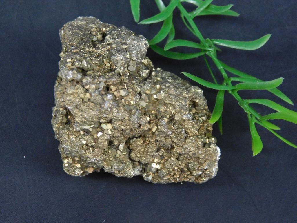 PYRITE ROCK STONE LAPIDARY SPECIMEN: Pyrite Rock Stone Lapidary Specimen ? Authentic estate find offered in our online auction. Perfect for collectors, resellers, and enthusiasts of vintage, antiques, minerals, rocks, crystals, jewelry,