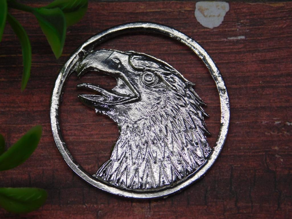 CUT COIN COLLECTIBLE VINTAGE ANTIQUE: Cut Coin Collectible Vintage Antique ? Authentic estate find offered in our online auction. Perfect for collectors, resellers, and enthusiasts of vintage, antiques, minerals, rocks, crystals,