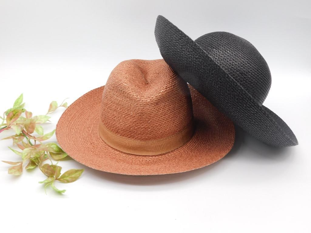 Macys Made In Italy Straw Hats: Macys Made In Italy Straw Hats ? Authentic estate find offered in our online auction. Perfect for collectors, resellers, and enthusiasts of vintage, antiques, minerals, rocks, crystals, jewelry,