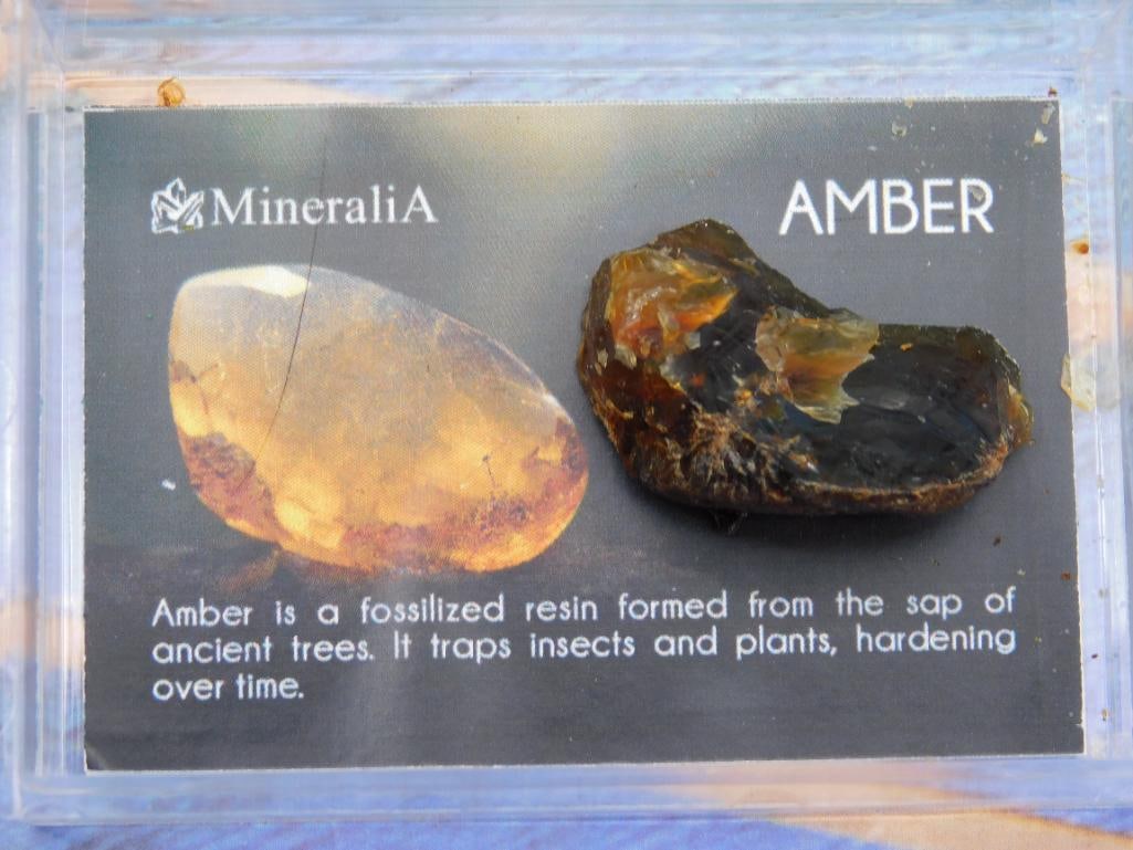 Amber ROCK STONE LAPIDARY SPECIMEN - 2