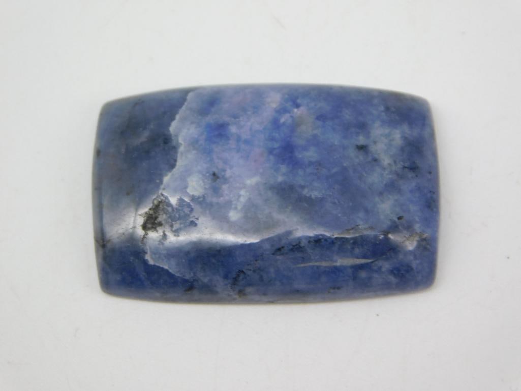 SODALITE CABOCHON ROCK STONE LAPIDARY SPECIMEN: SODALITE CABOCHON ROCK STONE LAPIDARY SPECIMEN