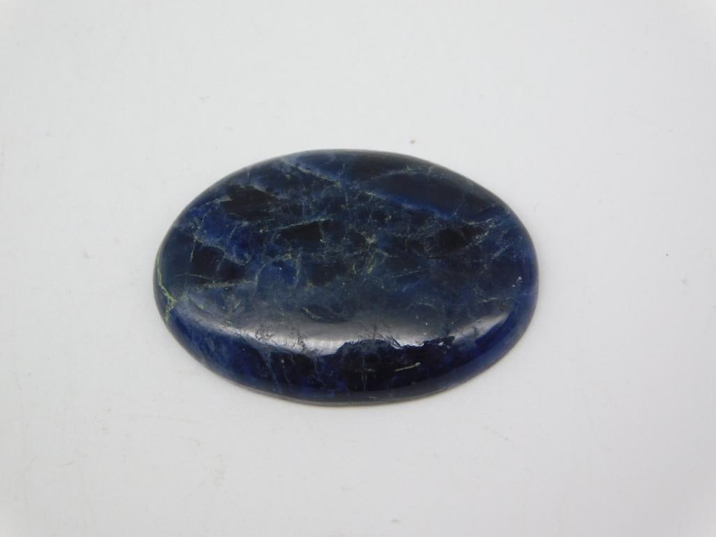 SODALITE CABOCHON ROCK STONE LAPIDARY SPECIMEN: SODALITE CABOCHON ROCK STONE LAPIDARY SPECIMEN