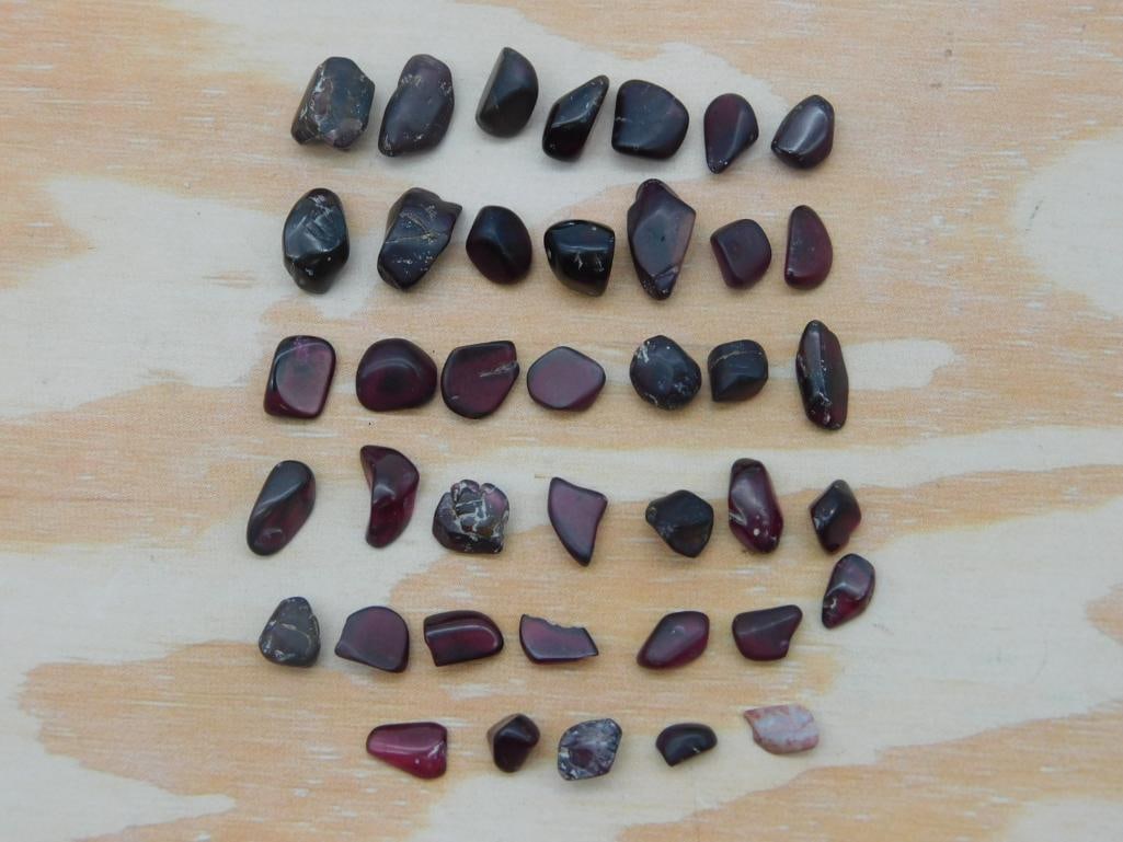 GARNET ROCK STONE LAPIDARY SPECIMEN: GARNET ROCK STONE LAPIDARY SPECIMEN