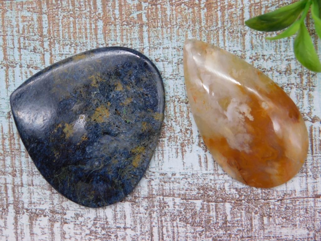CABOCHONS ROCK STONE LAPIDARY SPECIMEN (1 of 2)