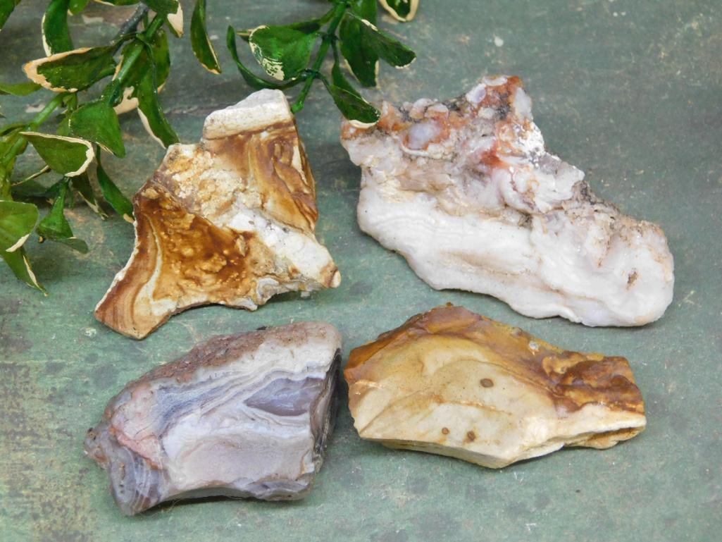 MIXED LOT ROCK STONE LAPIDARY SPECIMEN: MIXED LOT ROCK STONE LAPIDARY SPECIMEN
