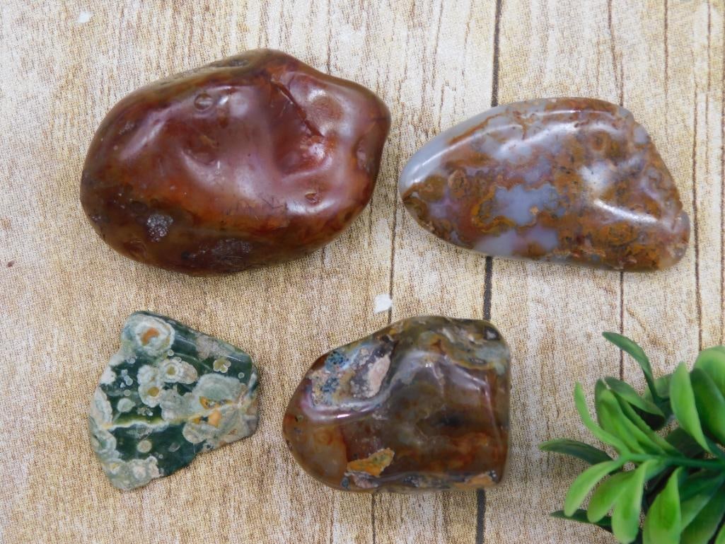MIXED LOT ROCK STONE LAPIDARY SPECIMEN: MIXED LOT ROCK STONE LAPIDARY SPECIMEN