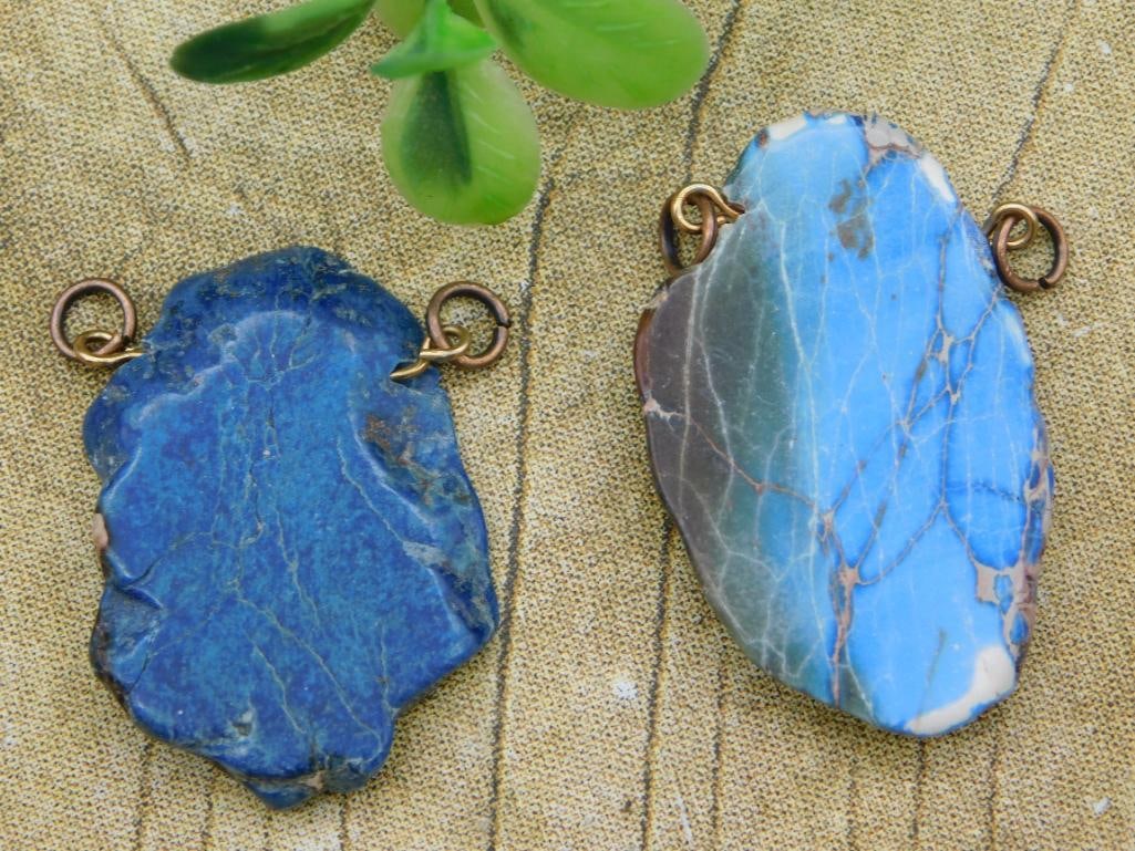 IMPRESSION JASPER PENDANTS ROCK STONE LAPIDARY SPECIMEN: IMPRESSION JASPER PENDANTS ROCK STONE LAPIDARY SPECIMEN