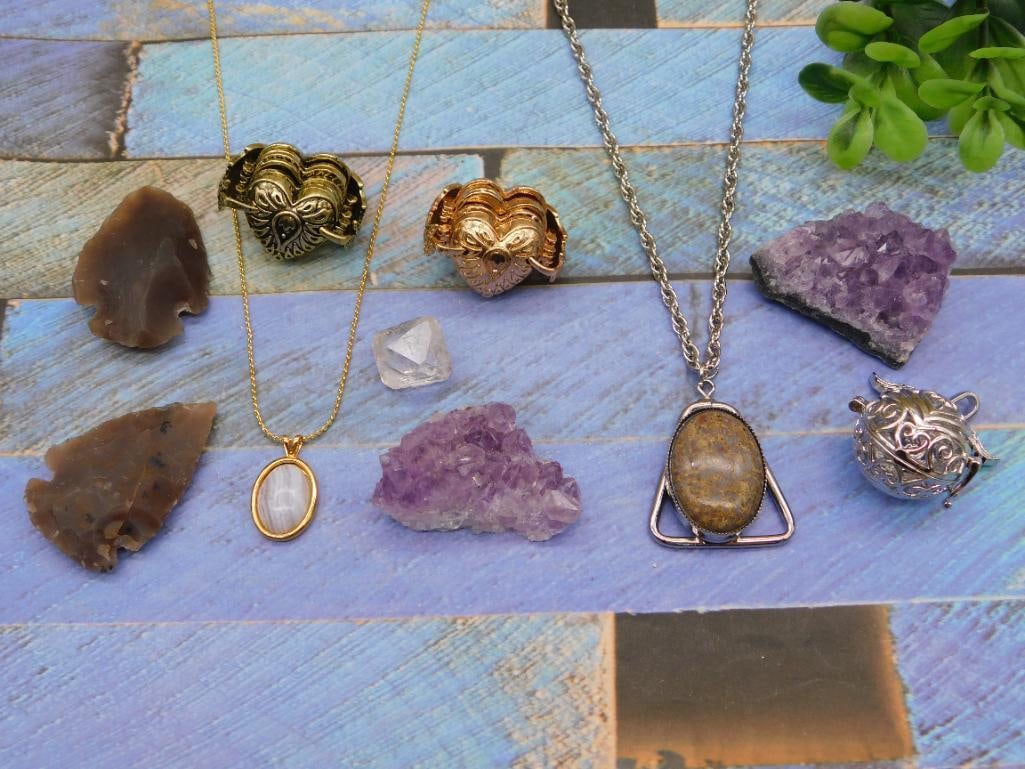 MIXED LOT ROCK STONE LAPIDARY SPECIMEN: MIXED LOT ROCK STONE LAPIDARY SPECIMEN