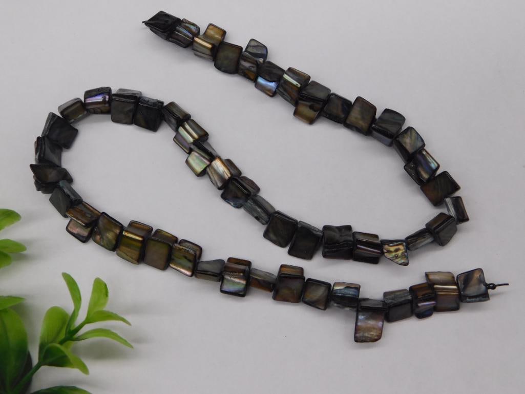 B SHELL BEADS ROCK STONE LAPIDARY SPECIMEN: B SHELL BEADS ROCK STONE LAPIDARY SPECIMEN