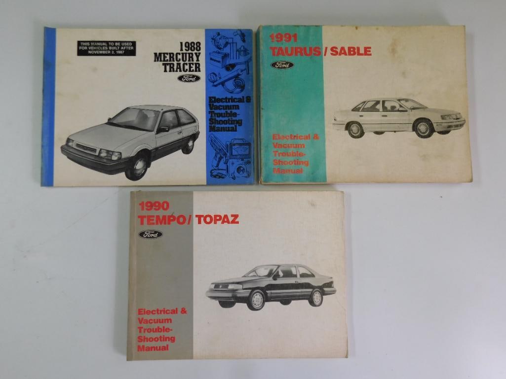 FORD TAURUS MERCURY AND TEMPO TROUBLE SHOOTING MANUAL VINTAGE ANTIQUE AUTOMOBILIA (1 of 5)