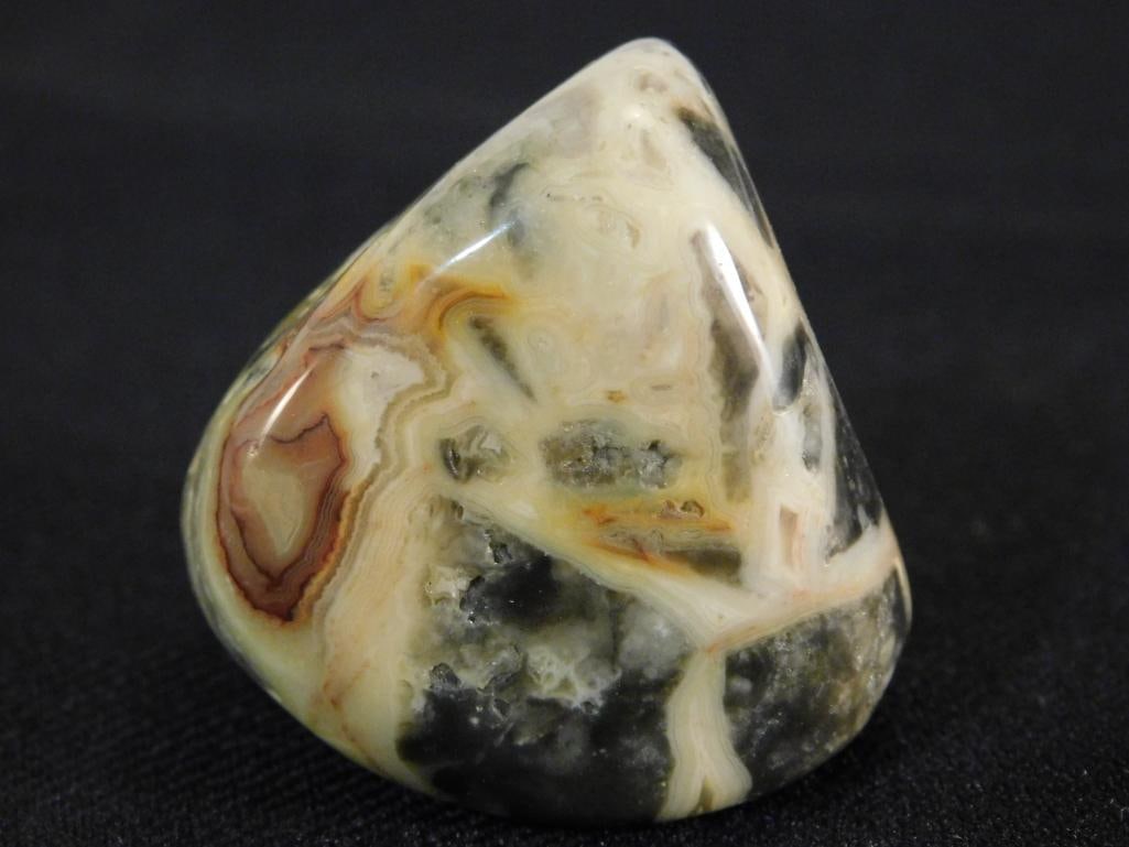 YELLOW CRAZY LACE ROCK STONE LAPIDARY SPECIMEN: YELLOW CRAZY LACE ROCK STONE LAPIDARY SPECIMEN