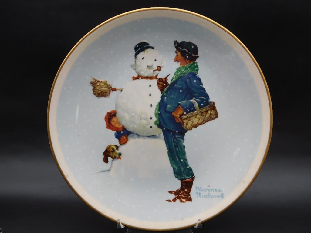 GORHAM NORMAN ROCKWELL COLLECTIBLE PLATE VINTAGE ANTIQUE: GORHAM NORMAN ROCKWELL COLLECTIBLE PLATE VINTAGE ANTIQUE