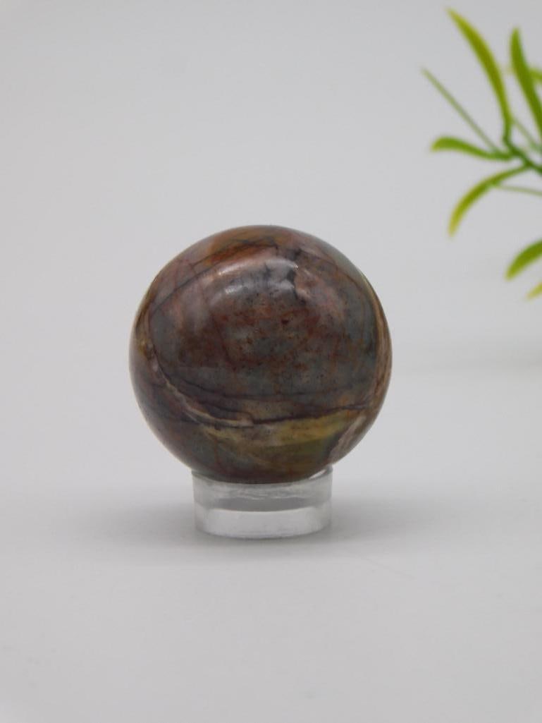 NETWORK JASPER SPHERE ROCK STONE LAPIDARY SPECIMEN: NETWORK JASPER SPHERE ROCK STONE LAPIDARY SPECIMEN