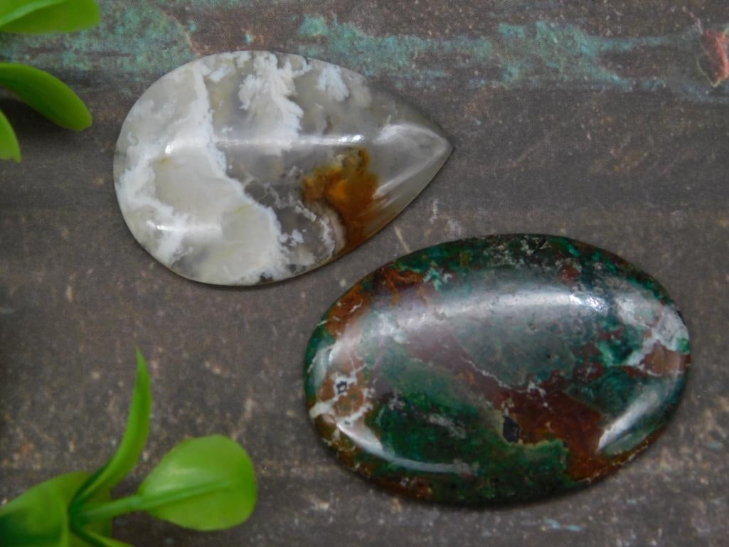 CABOCHONS ROCK STONE LAPIDARY SPECIMEN: CABOCHONS ROCK STONE LAPIDARY SPECIMEN