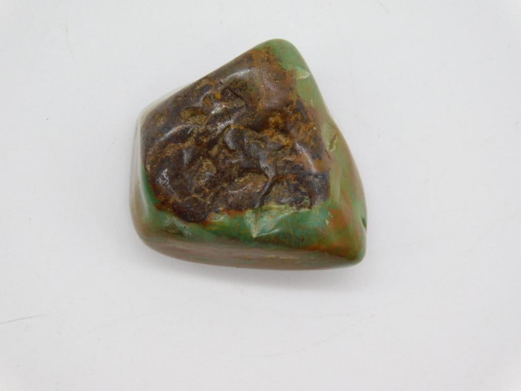 STABILIZED TURQUOISE ROCK STONE LAPIDARY SPECIMEN: STABILIZED TURQUOISE ROCK STONE LAPIDARY SPECIMEN