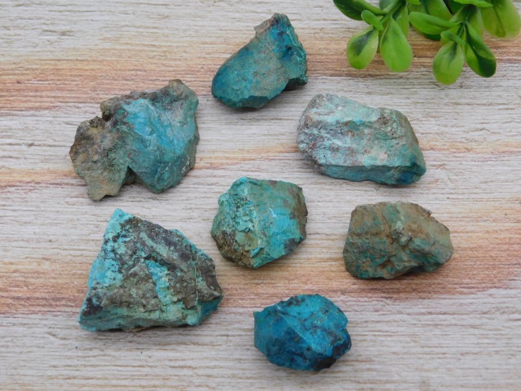 CHRYSOCOLLA ROCK STONE LAPIDARY SPECIMEN (1 of 2)