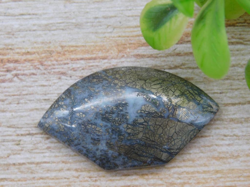 MARCASITE CABOCHON ROCK STONE LAPIDARY SPECIMEN (1 of 2)