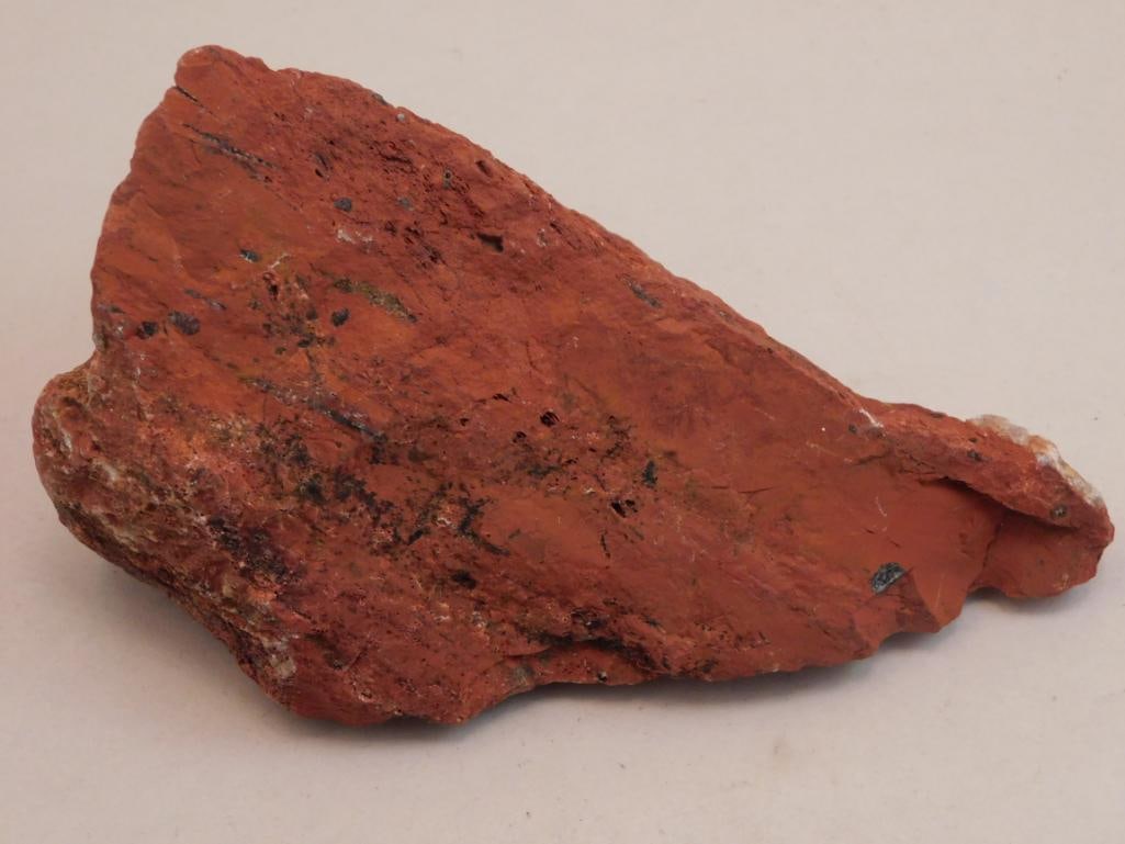 RED JASPER SLAB ROCK STONE LAPIDARY SPECIMEN: RED JASPER SLAB ROCK STONE LAPIDARY SPECIMEN