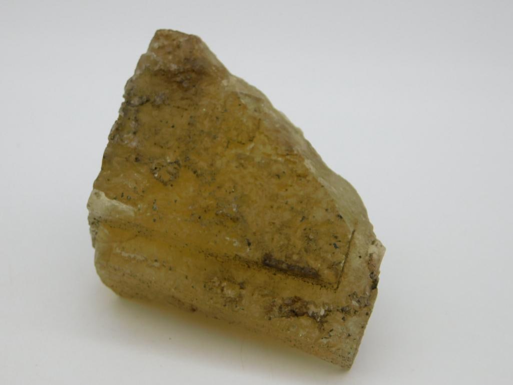 CALCITE ON FLUORITE ROCK STONE LAPIDARY SPECIMEN (1 of 2)