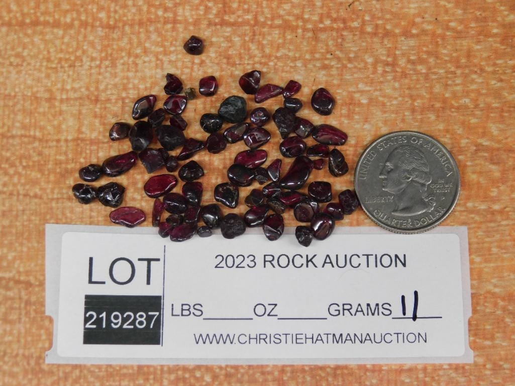 GARNET ROCK STONE LAPIDARY SPECIMEN - 2