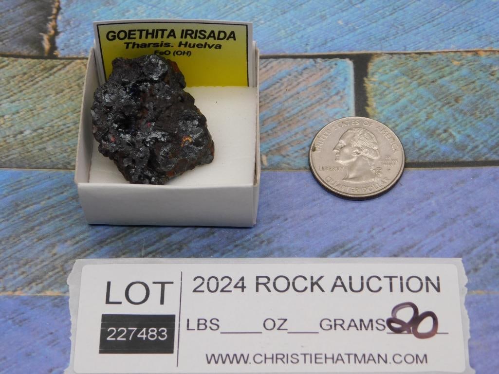GOETHITA IRISADA ROCK STONE LAPIDARY SPECIMEN - 2