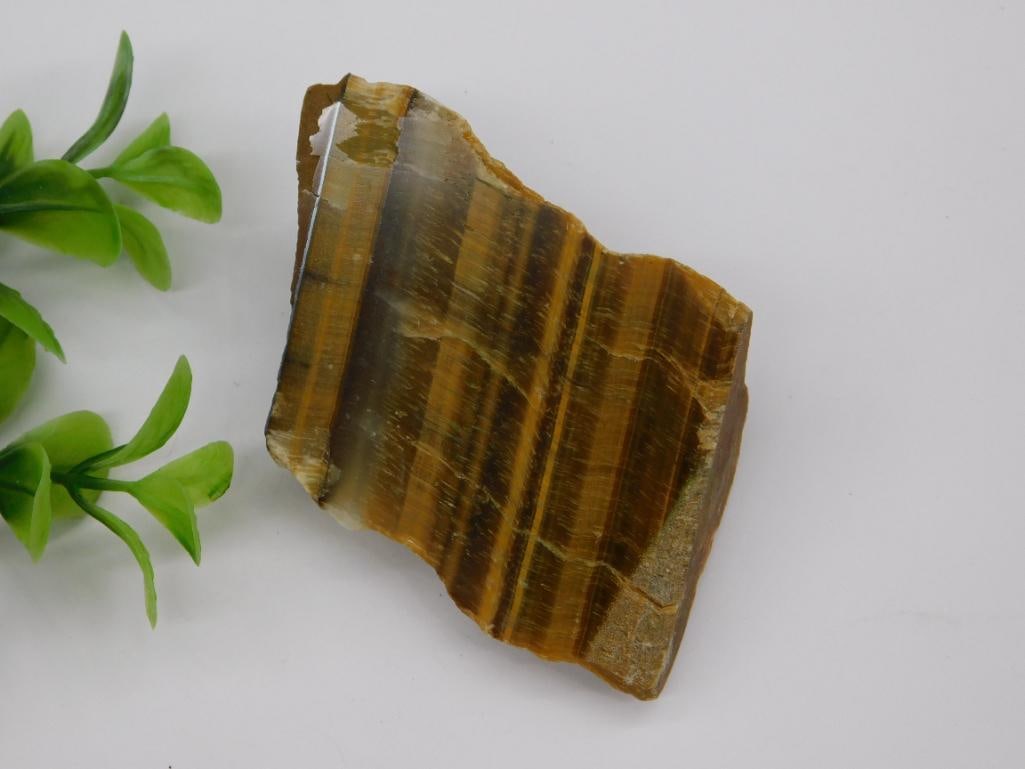 Polished Tiger?s Eye Rock Specimen Rock Stone Lapidary Specimen: Polished Tiger?s Eye Rock Specimen Rock Stone Lapidary Specimen